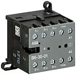 Contactor ABB B6-30-01 B de 3 polos, 3 NA, 20 A, bobina 415 V, 4 kW