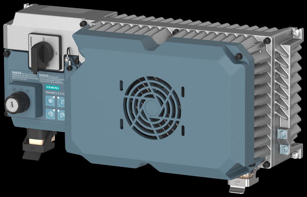 Variador de frecuencia Siemens serie SINAMICS G115D, 5,5 kW, 380 → 480 V., 1, 3 fases, 13,2 A, 0 → 240