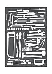Kit de herramientas Bott para Kit de placa de sombra, contiene Etiquetas