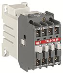 Contactor ABB AL-1 1SBL1 de 3 polos, 4 NA, 4 A, bobina 17 → 32 V dc, 5,5 kW