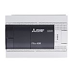 Módulo lógico Mitsubishi FX3G, 100 → 240 V ac, 24 entradas tipo Disipación, fuente, 16 salidas tipo Relé