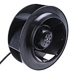 Ventilador centrífugo ebm-papst de 225 (Dia.) x 99 Dmm, alim 230 V ac, caudal 1340m³/h, 71 dB(A)dB(A), 2950rpm