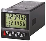 Contador Kubler de Impulsos, posiciones, segundos, con display LCD de 12 dígitos, 230 Vac