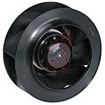 Ventilador centrífugo ebm-papst de 220 (Dia.) x 71 Dmm, alim 230 V ac, caudal 900m³/h, 74 dB(A)dB(A), 2700rpm