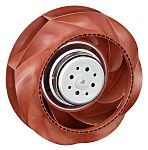 Ventilador centrífugo ebm-papst de 190 (Dia.) 69mm, alim 24 V dc, salida PWM, Tachometer, caudal 860m³/h, 3900rpm