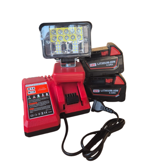 Luz LED inalámbrica 21V con 3 canales