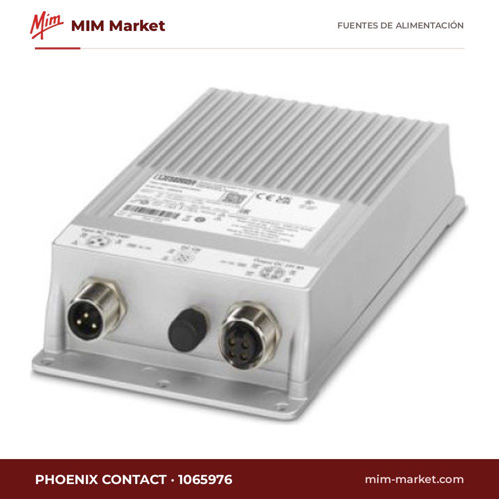 Fuente de alimentación carril DIN Phoenix Contact 1065976 – 24 V DC, 8 A