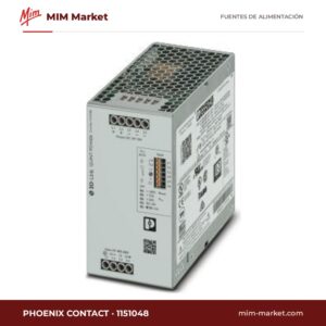 Fuente de alimentación carril DIN Phoenix Contact 1151048 – 24 V DC, 20 A