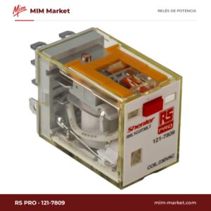 Relé de potencia RS PRO 121-7809 – SPDT, bobina 240 V ac, 16 A