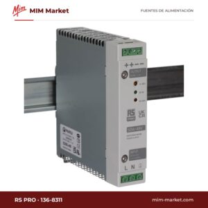 Fuente de alimentación carril DIN RS PRO 136-8311 – 48,3 V DC, 1,1 A, 50 W
