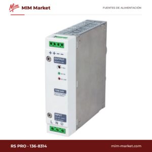 Fuente de alimentación carril DIN RS PRO 136-8314 – 15 V DC, 4,6 A, 70 W
