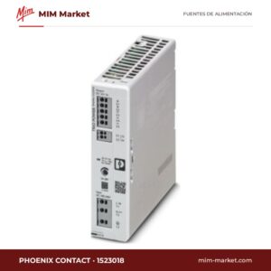Fuente de alimentación carril DIN Phoenix Contact 1523018 – 24 V DC, 5 A, 120 W