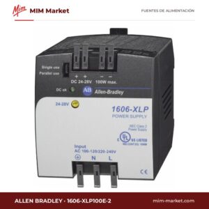 Fuente de alimentación carril DIN Allen Bradley 1606-XLP100E-2 – 24 V DC, 4,2 A, 100 W