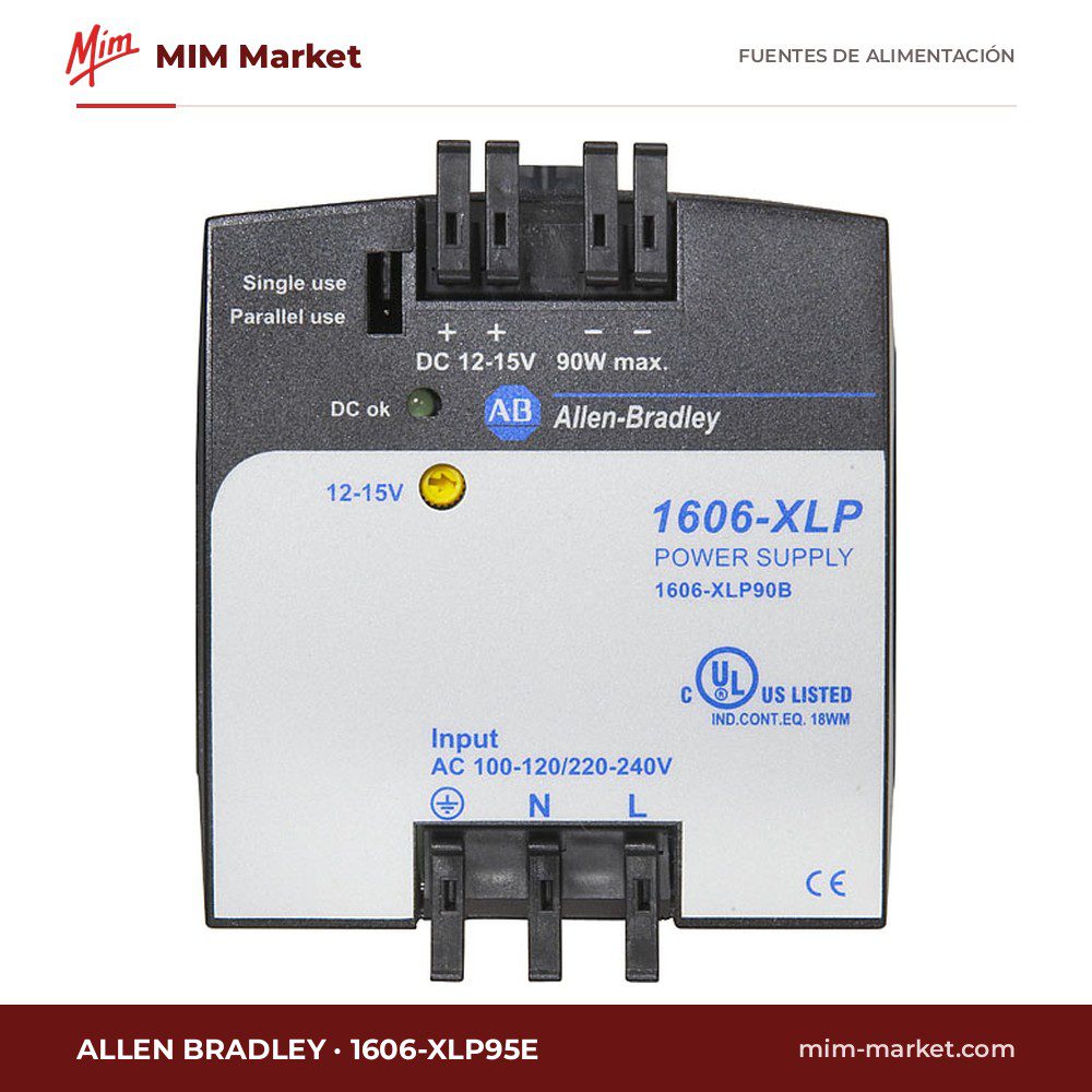Fuente de alimentación carril DIN Allen Bradley 1606-XLP95E