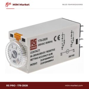 Relé temporizador RS PRO 179-2928 – 230 V ac, Retardo a la conexión