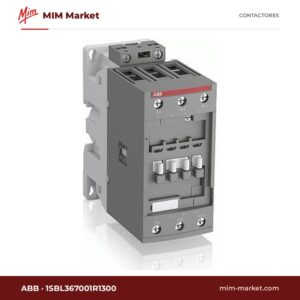 Contactor ABB 1SBL367001R1300 – 3 polos, 100 A, 22 kW, bobina 230 V AC