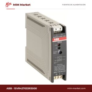 Fuente de alimentación carril DIN ABB 1SVR427033R3000 – 5 V DC, 3 A, 15 W
