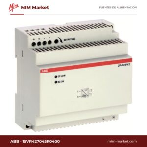 Fuente de alimentación carril DIN ABB 1SVR427045R0400 – 24 V DC, 4,2 A, 100 W