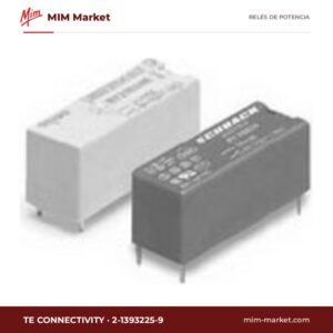 Relé de potencia TE Connectivity 2-1393225-9 – SPDT, bobina 24 V dc, 8 A