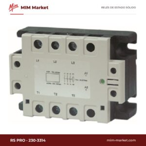 Relé de estado sólido RS PRO 230-3314 – 55 A, 42-530 V ac/dc