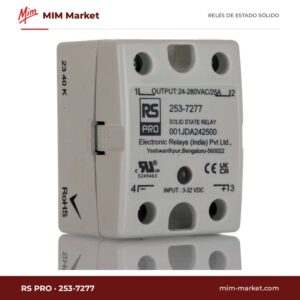 Relé de estado sólido RS PRO 253-7277 – 25 A, 24-280 V ac