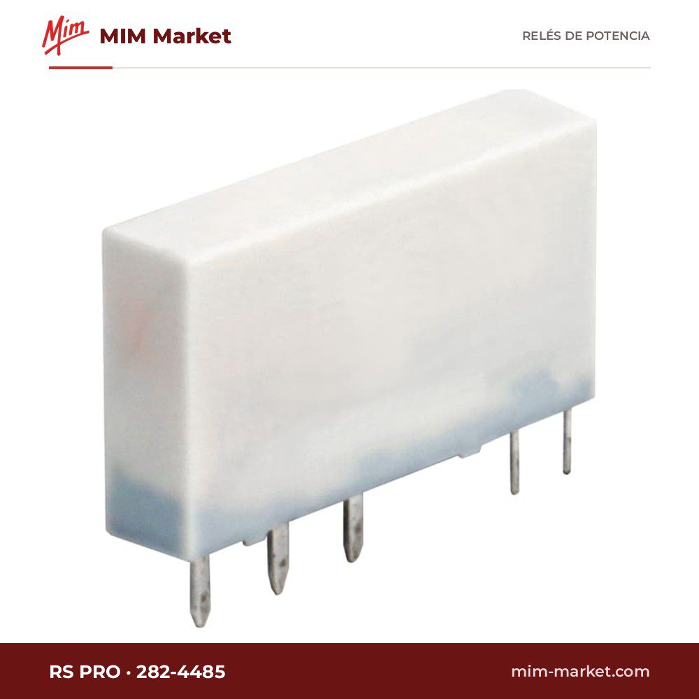 Relé de interfaz modular RS PRO 282-4485 – SPDT, bobina 12 V, 6 A