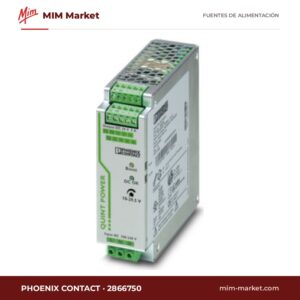 Fuente de alimentación carril DIN Phoenix Contact 2866750 – 24 V DC, 5 A, 120 W