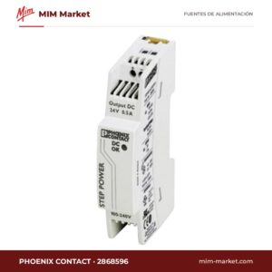 Fuente de alimentación carril DIN Phoenix Contact 2868596 – 24 V DC, 0,5 A, 12 W