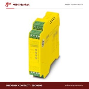 Relé de seguridad Phoenix Contact 2900509 – 24 V AC/DC, 3 contactos de seguridad