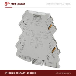 Convertidor de señal tensión a 4…20 mA Phoenix Contact MINI MCR-2-U-I4 2902029 – salida 4…20 mA, tornillo