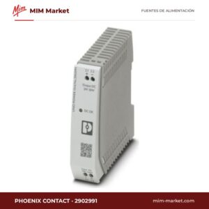 Fuente de alimentación carril DIN Phoenix Contact 2902991 – 24 V DC, 1,25 A, 30 W