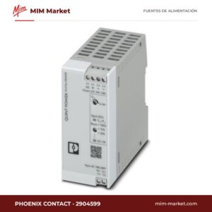 Fuente de alimentación carril DIN Phoenix Contact 2904599 – 24 V DC, 3,8 A, 90 W