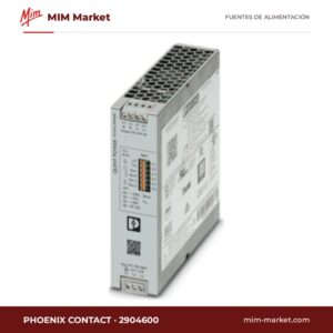 Fuente de alimentación carril DIN Phoenix Contact 2904600 – 24 V DC, 5 A, 120 W
