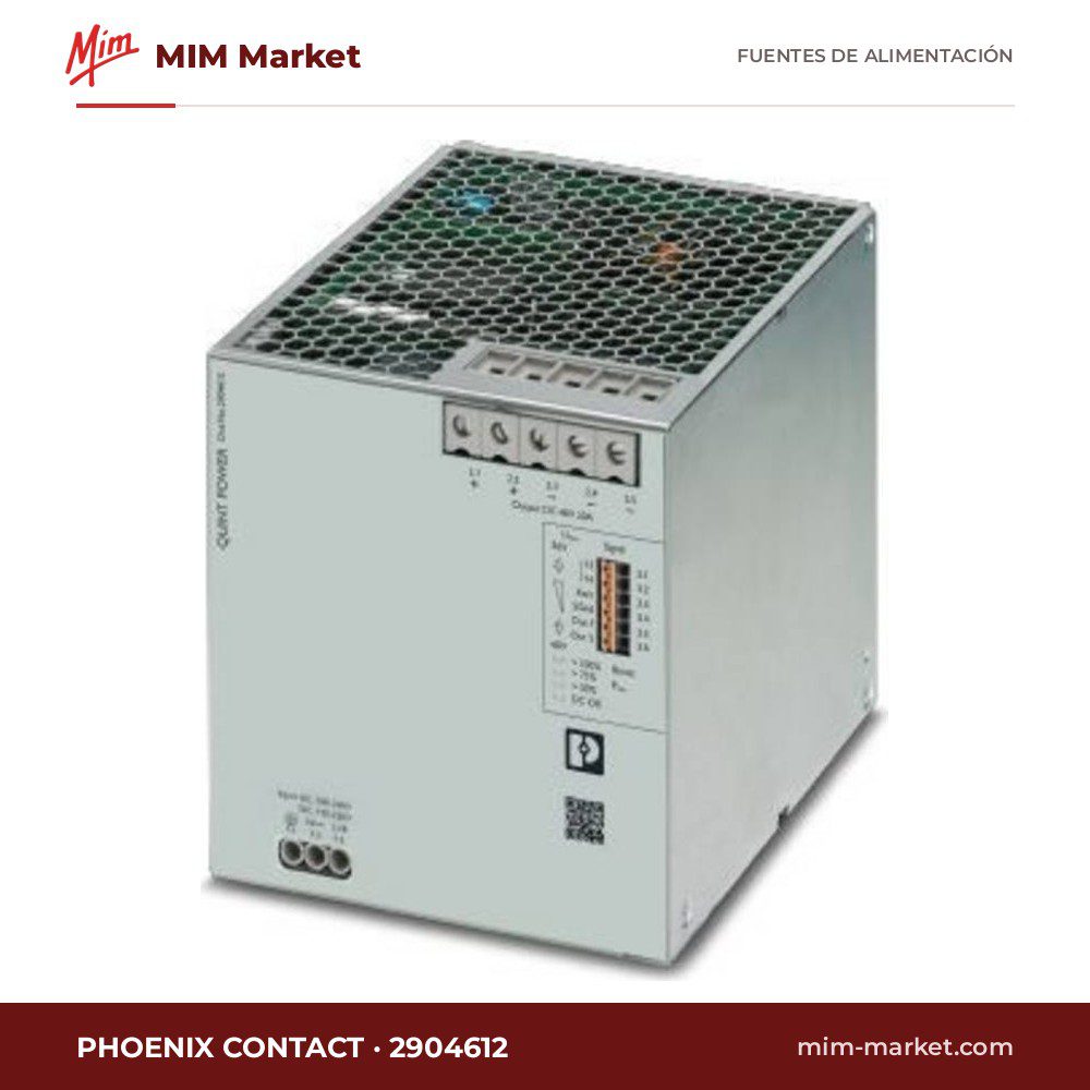 Fuente de alimentación carril DIN Phoenix Contact 2904612