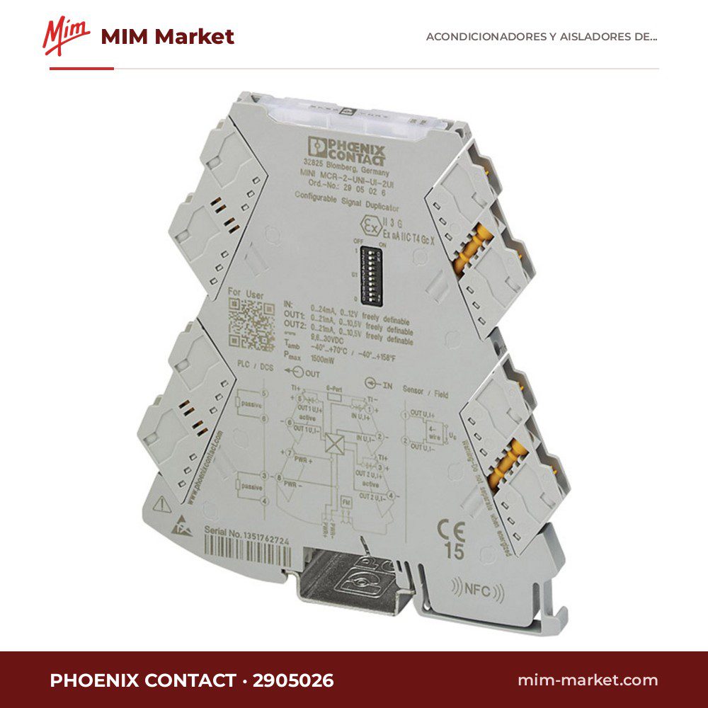 Acondicionador de señal Phoenix Contact 2905026