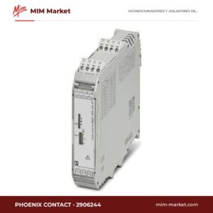 Transductor de tensión alterna Phoenix Contact MACX MCR-VAC-PT 2906244 – 0…660 V AC a 0…10 V / 0(4)…20 mA, push-in