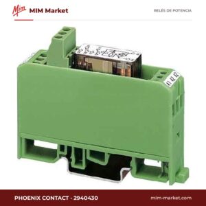 Relé de interfaz modular Phoenix Contact 2940430 – DPDT, bobina 230 V ac, 6 A
