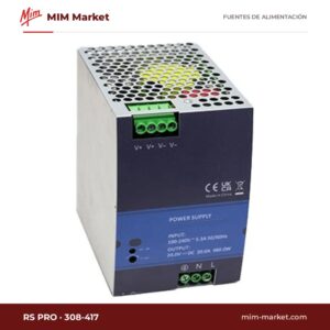 Fuente de alimentación carril DIN RS PRO 308-417 – 48 V DC, 10 A, 480 W