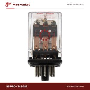 Relé de potencia RS PRO 349-282 – 3PDT, bobina 115 V ac, 10 A