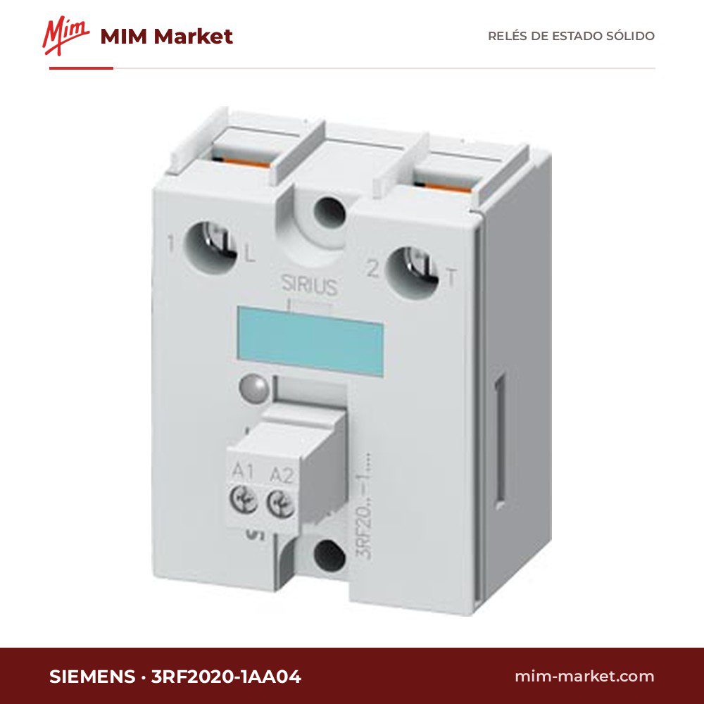 Relé de estado sólido Siemens 3RF2020-1AA04 – 20 A, 230-460 V