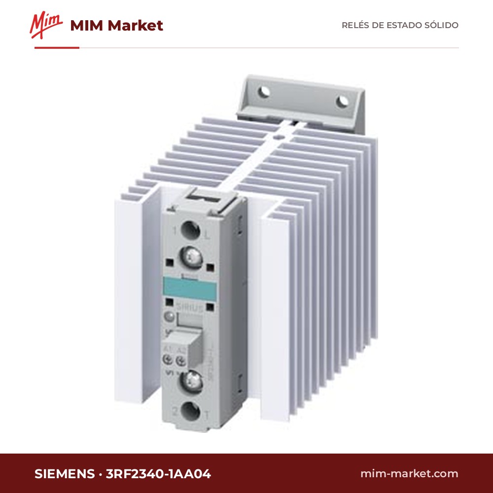 Relé de estado sólido Siemens 3RF2340-1AA04 – 40 A, 48-460 V