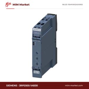 Relé temporizador Siemens 3RP2505-1AB30 – 24 V ac / 24 V dc, Multifunción