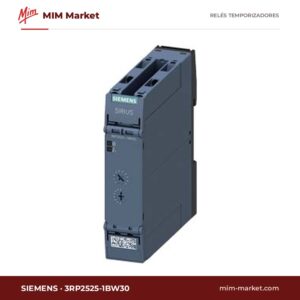 Relé temporizador Siemens 3RP2525-1BW30 – 240 V ac / 250 V dc, Retardo a la conexión