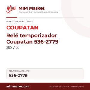 Relé temporizador Coupatan 536-2779 – 250 V ac