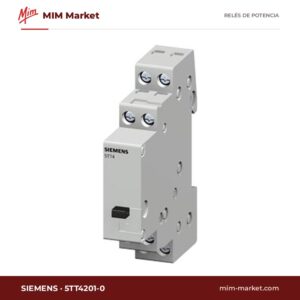 Relé de potencia Siemens 5TT4201-0 – SPST, bobina 230 V ac, 16 A