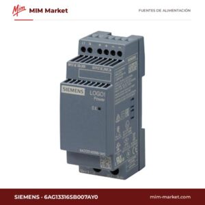 Fuente de alimentación carril DIN Siemens 6AG13316SB007AY0 – 24 V DC, 1,3 A, 31 W