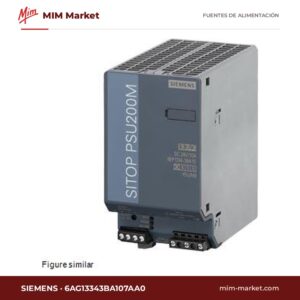 Fuente de alimentación carril DIN Siemens 6AG13343BA107AA0 – 24 V DC, 10 A, 240 W