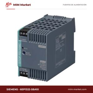 Fuente de alimentación carril DIN Siemens 6EP1322-5BA10 – 12 V DC, 6,5 A, 78 W