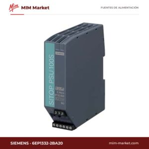 Fuente de alimentación carril DIN Siemens 6EP1332-2BA20 – 24 V DC, 2,5 A, 60 W