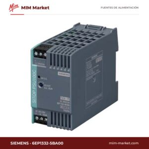 Fuente de alimentación carril DIN Siemens 6EP1332-5BA00 – 24 V DC, 2,5 A, 60 W